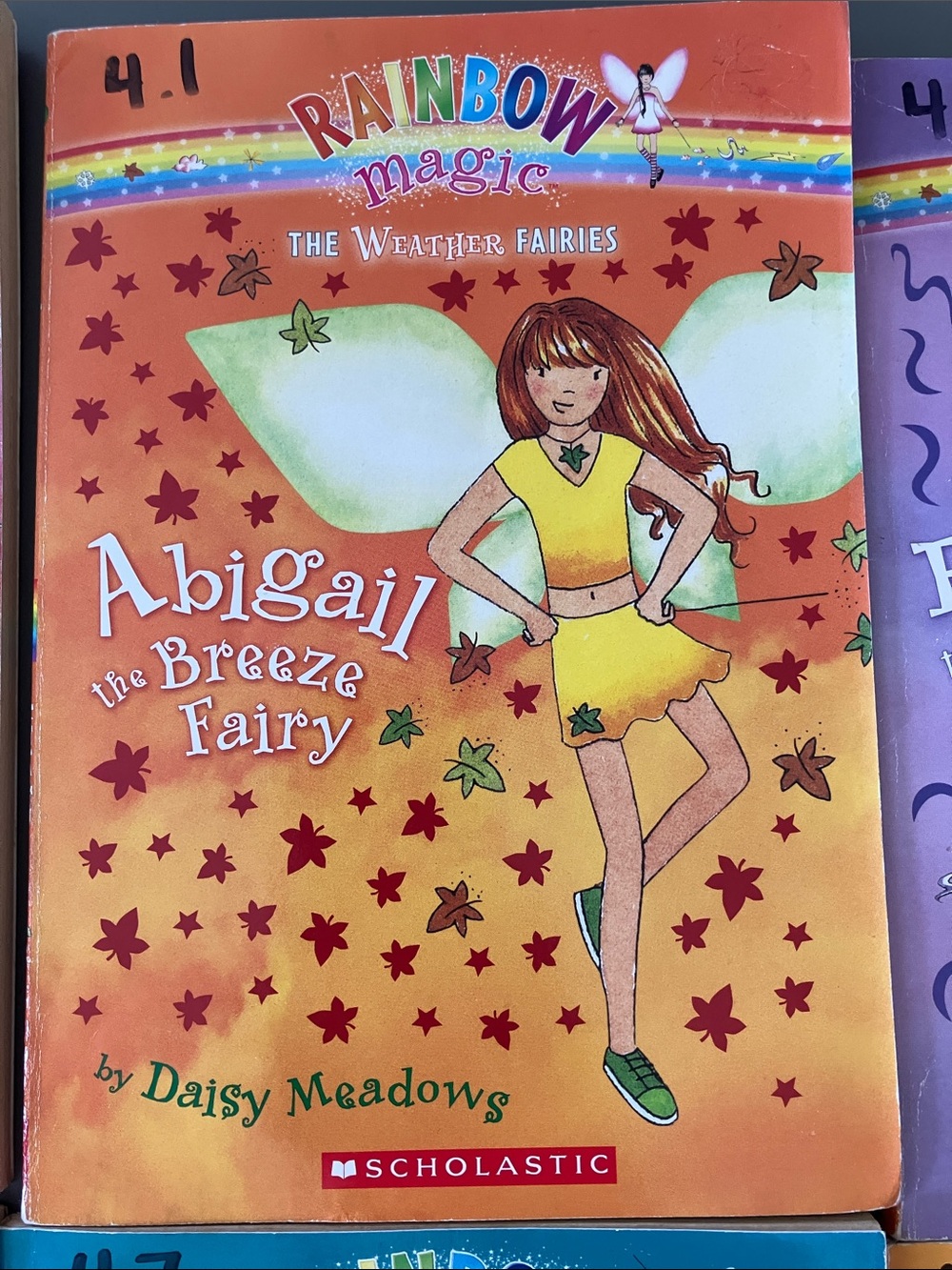 Rainbow Kids Fairy Book Set - Pink, Orange, Purple, Blue, Yellow - Picture 3 of 15